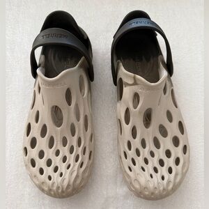 Merrell HYDRO MOC WaterShoes Light Beige Sandal SlipOn Waterproof Sz Mens 9